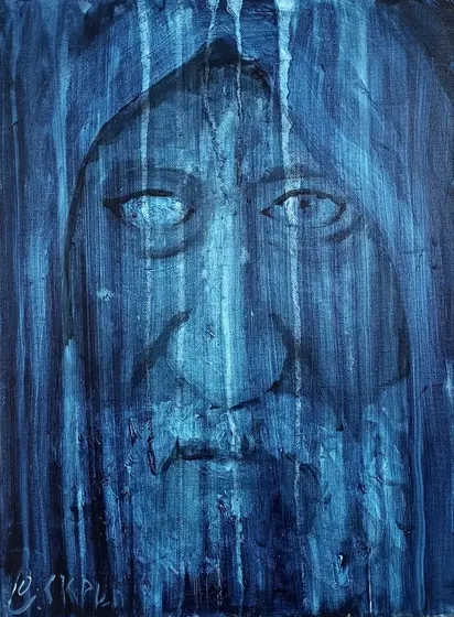 Odino in blu